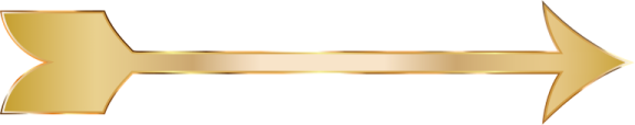 a gold arrow with a white background