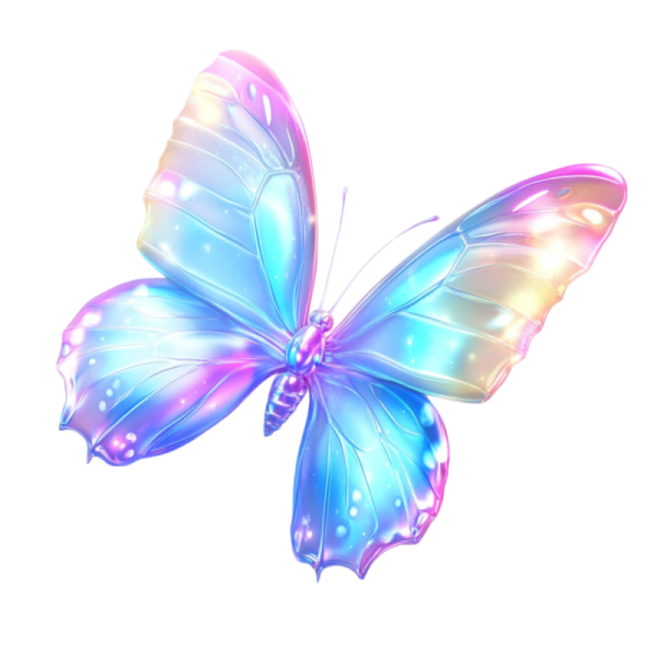 a colorful butterfly on a white background