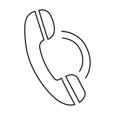 a black and white image of a phone