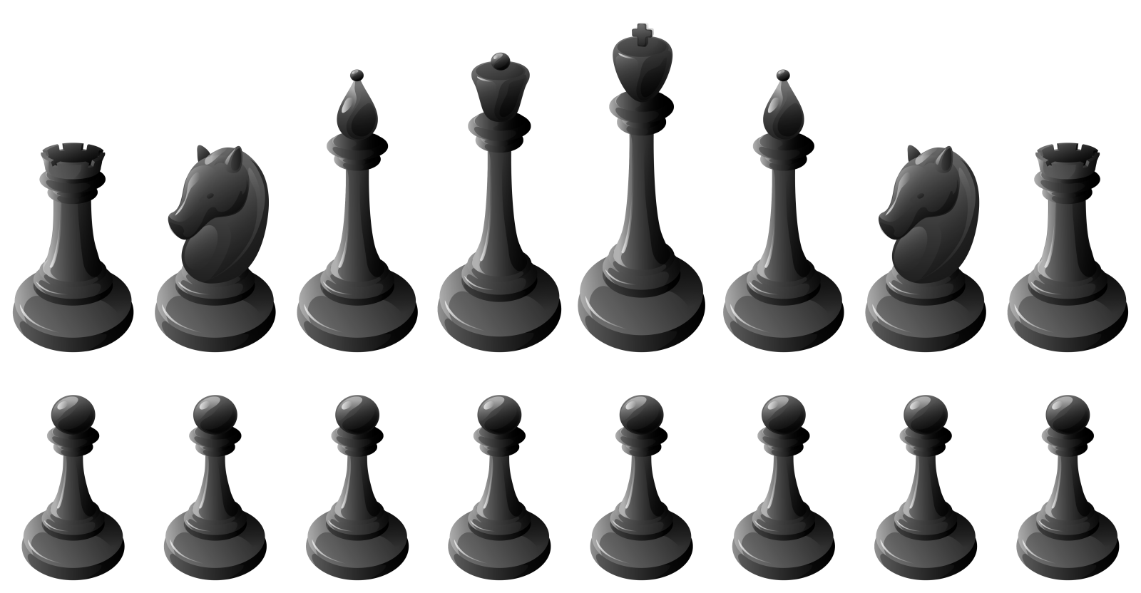 a set of chess pieces