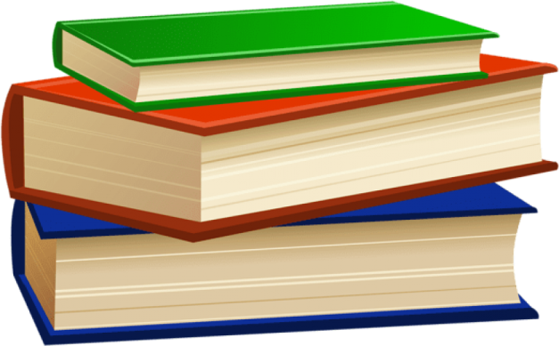 a stack of books