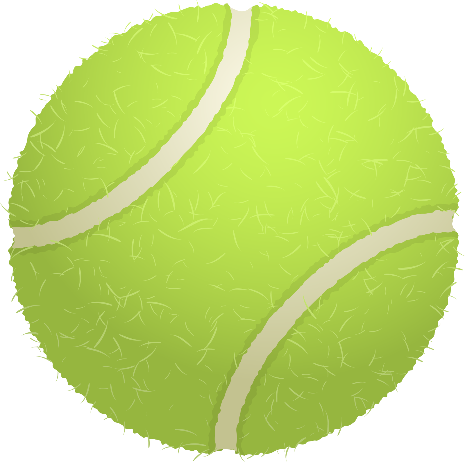 a tennis ball on a white background
