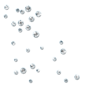 a group of diamonds on a white background