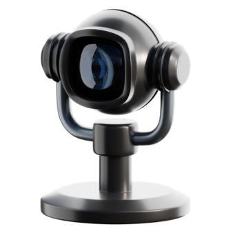 an image of a webcam on a stand