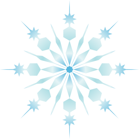a snowflake with stars on it