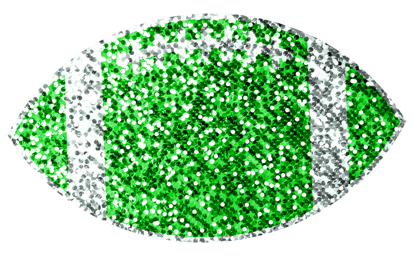 an image of a green glitter ball