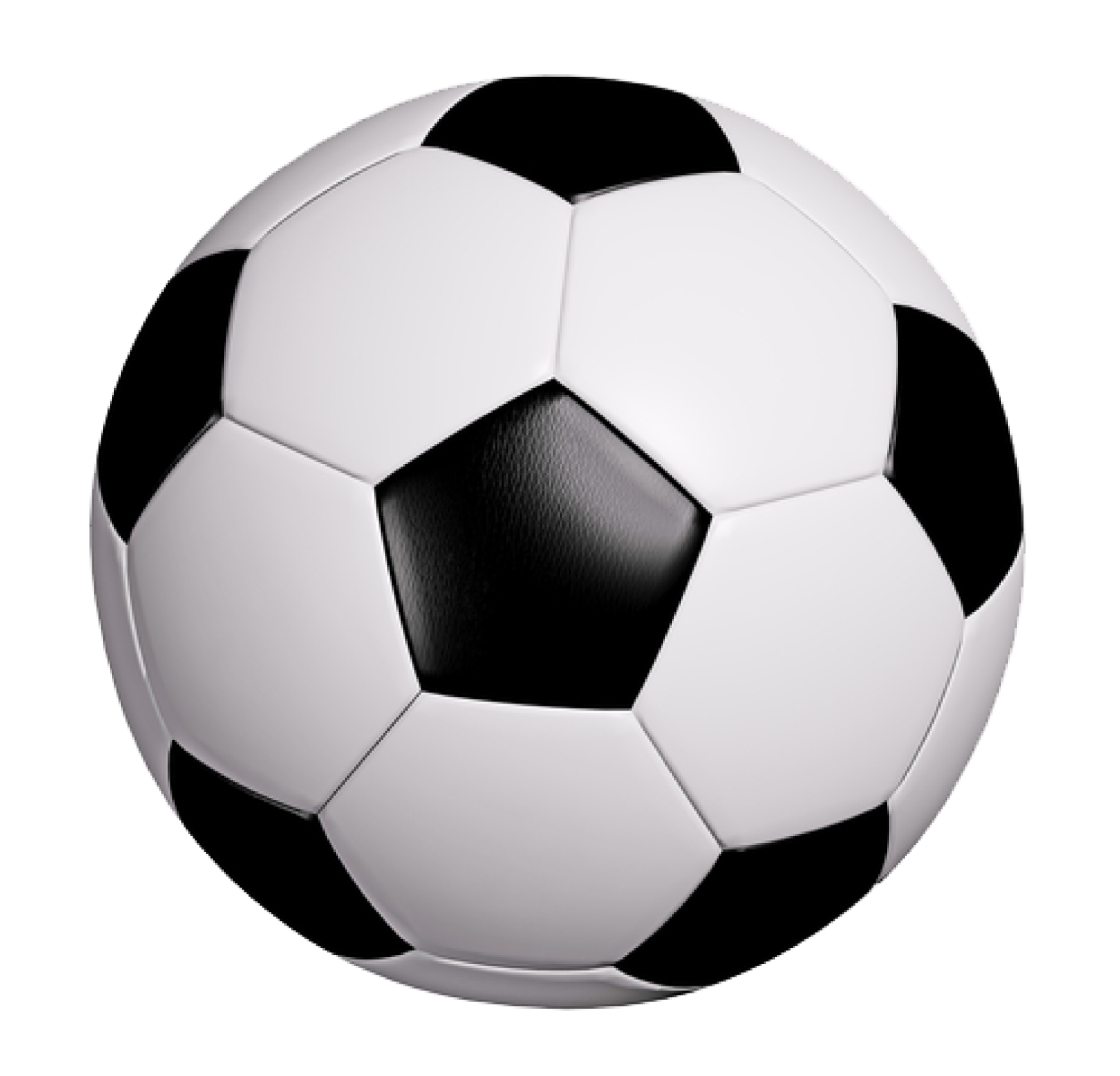 a soccer ball on a white background