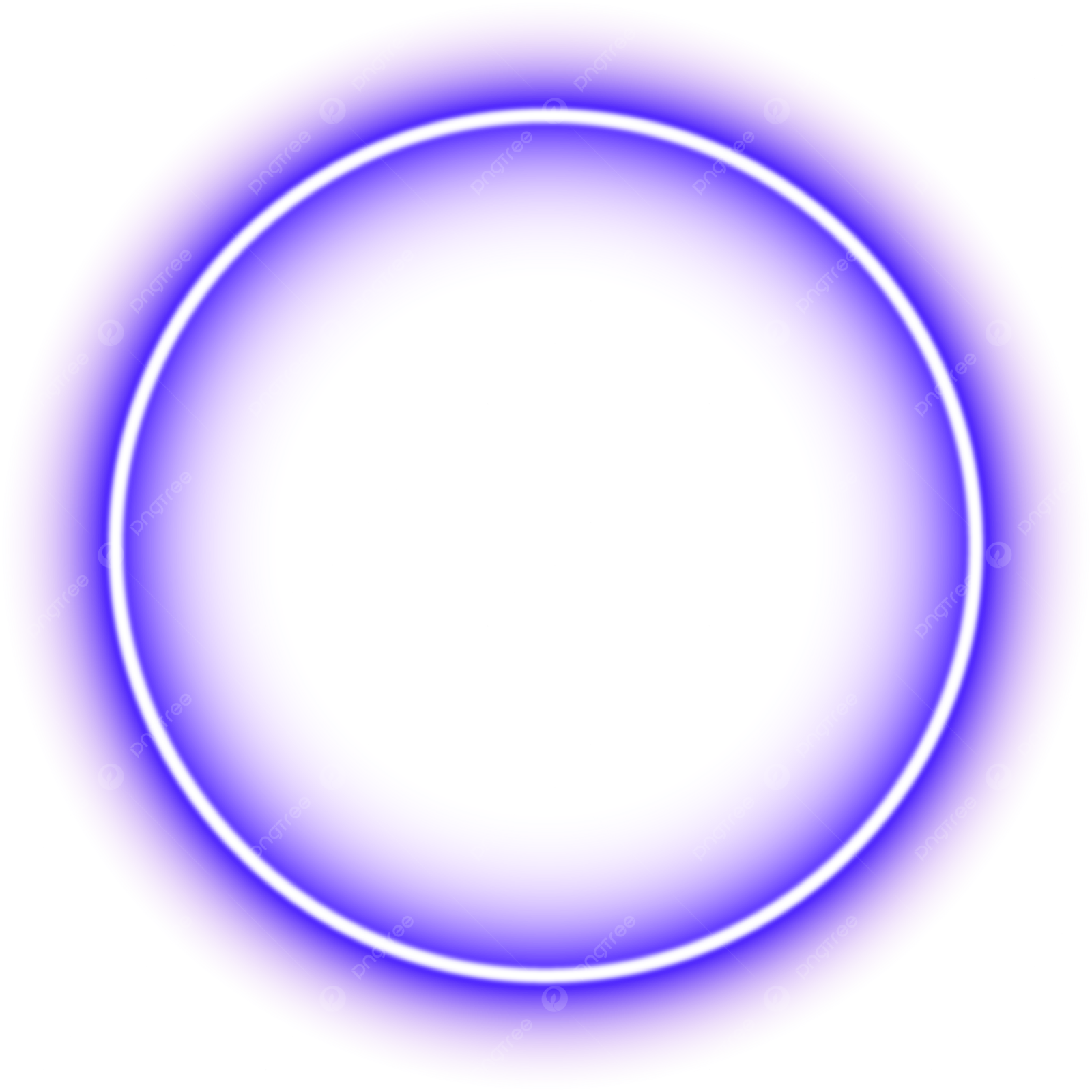a circle of light on a white background