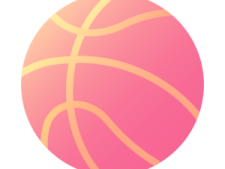 a basketball ball on a white background