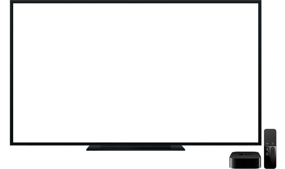 a flat screen tv with a remote control