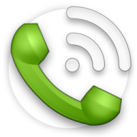 an image of a green phone