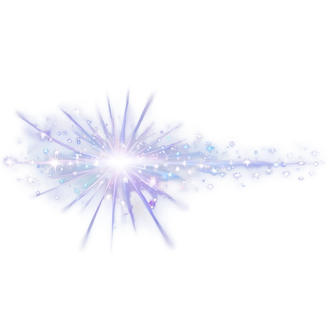 a white background with blue and purple stars