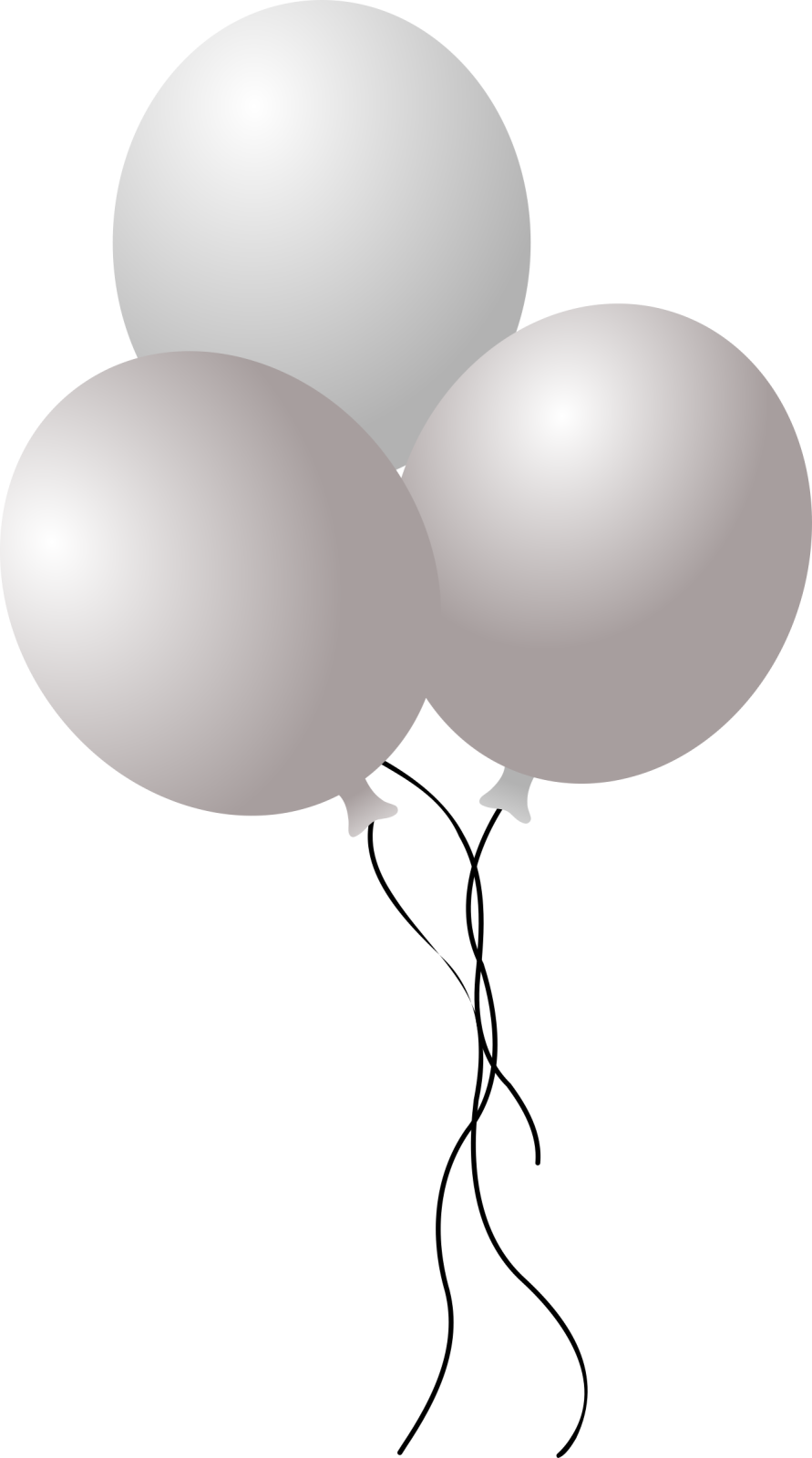 a bunch of balloons clipart
