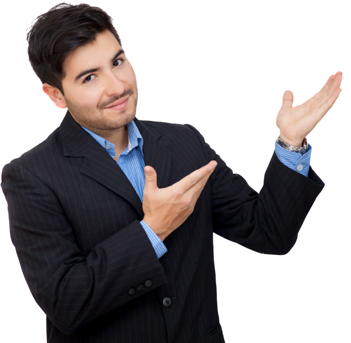 a man wearing a suit