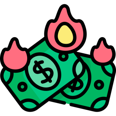 a pile of money