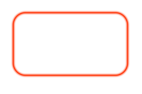 an orange square frame on a white background