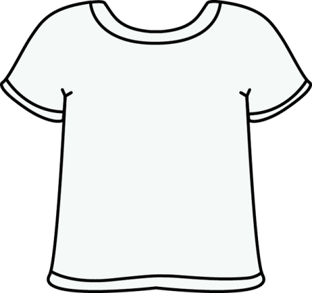 a white t - shirt