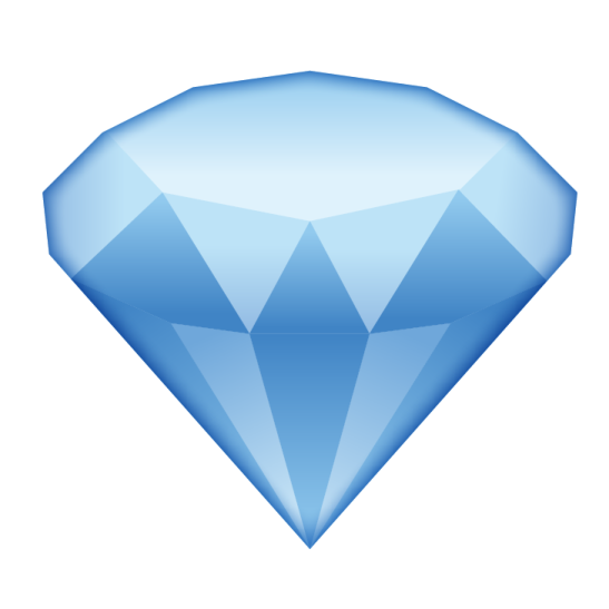 a blue diamond