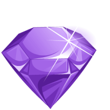 a purple diamond