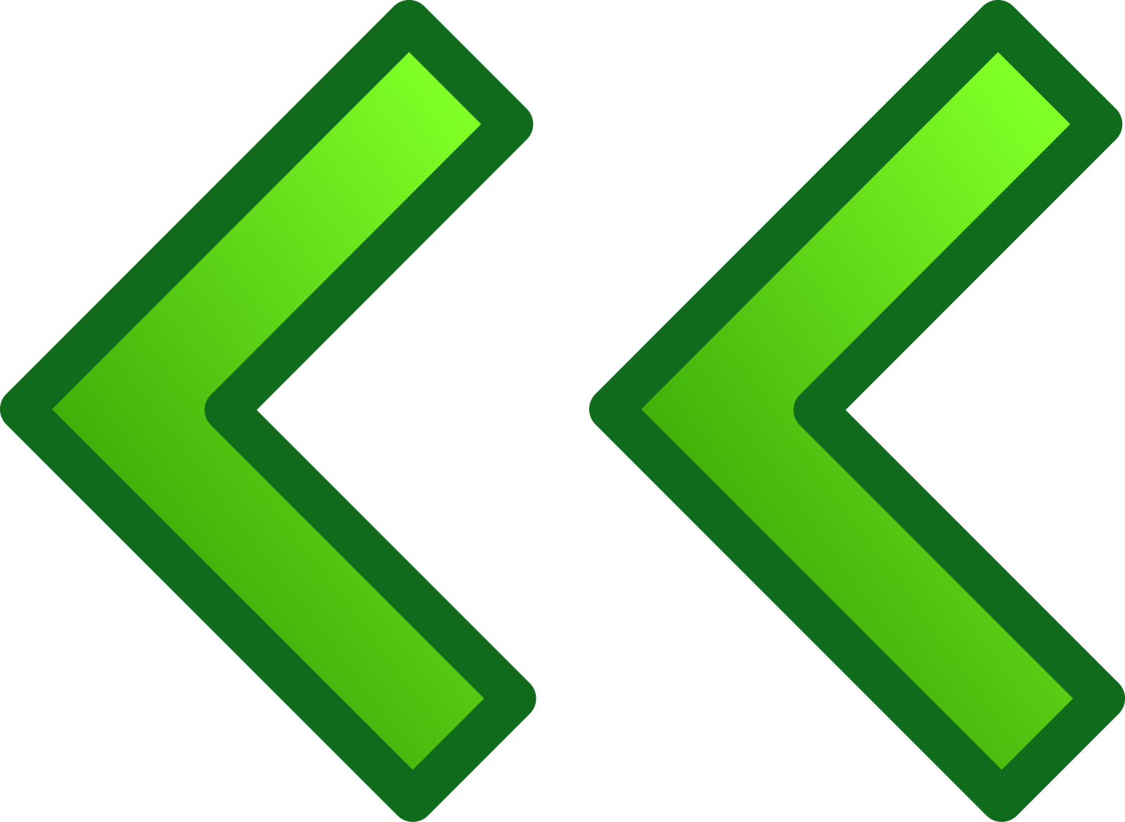 a green arrow icon on a white background