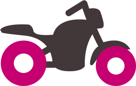 a silhouette of a person riding a motorcycle