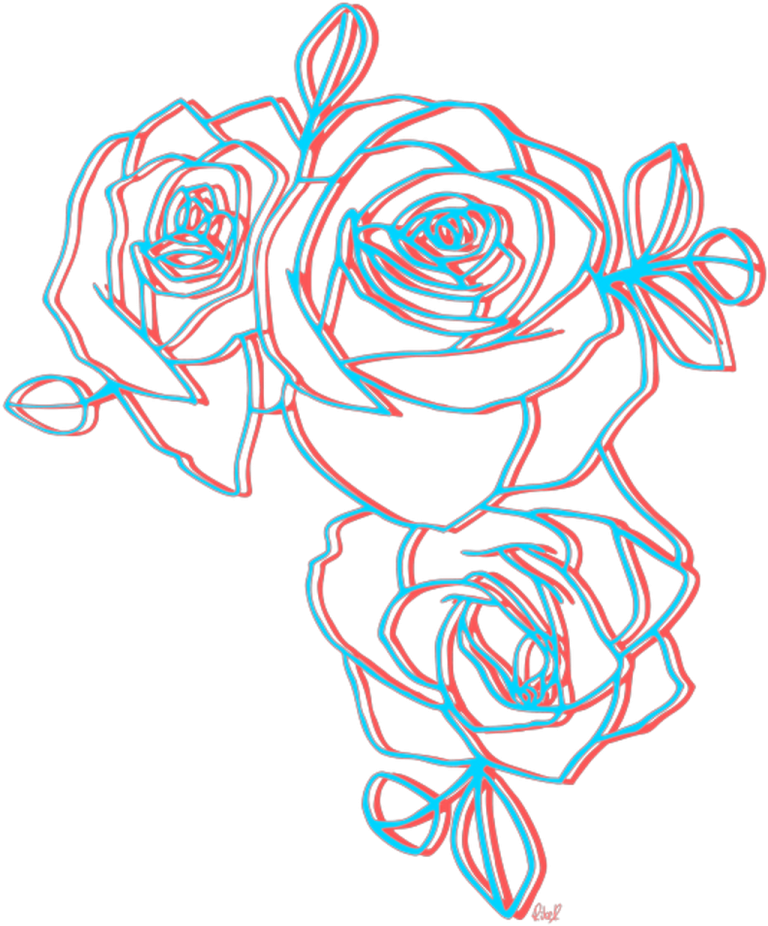 how to draw roses step by step