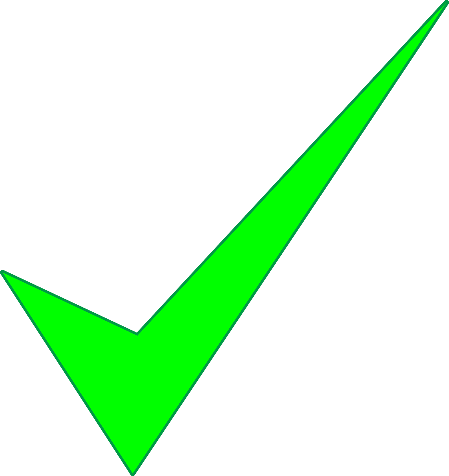 a green tick tick icon
