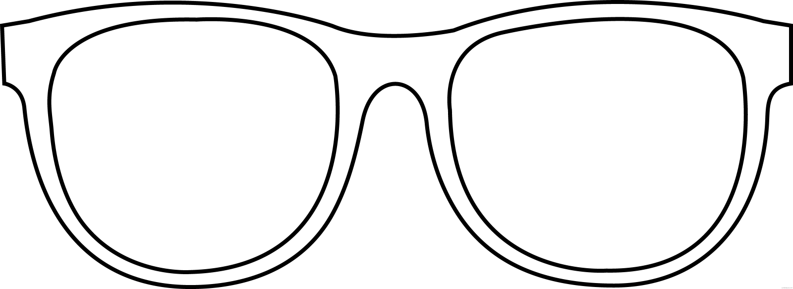 a pair of glasses clipart