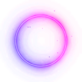 a white circle with red and blue circles around it