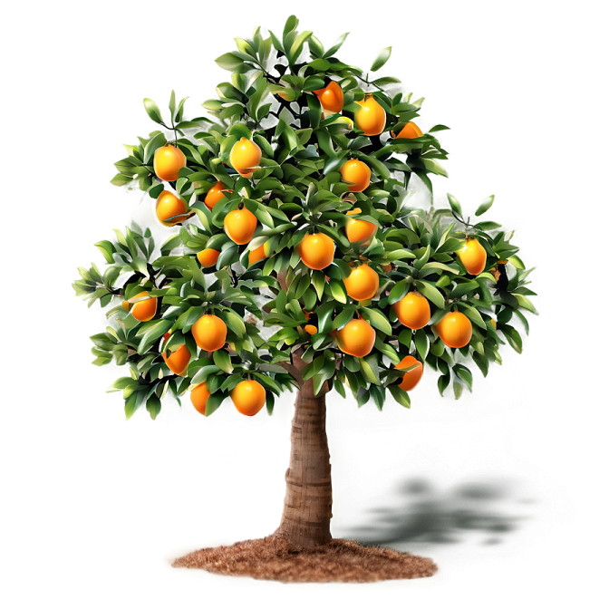 an orange tree
