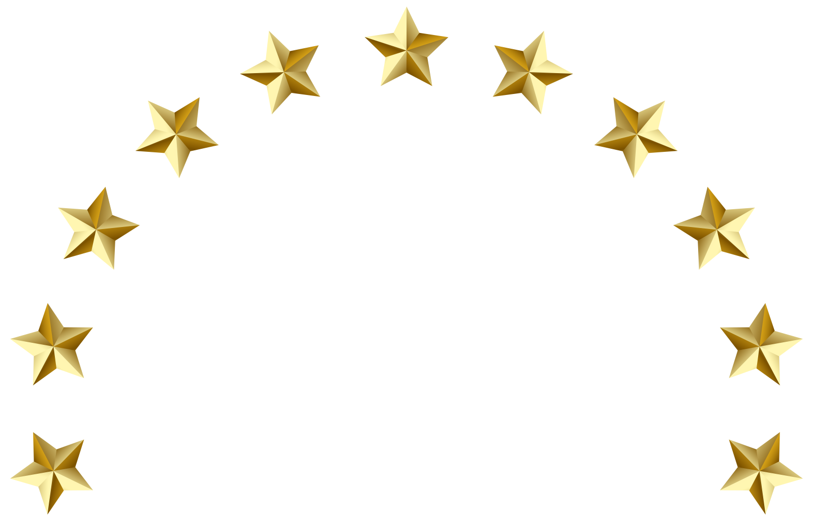 a gold star frame