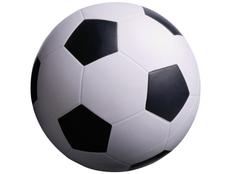 a soccer ball on a white background