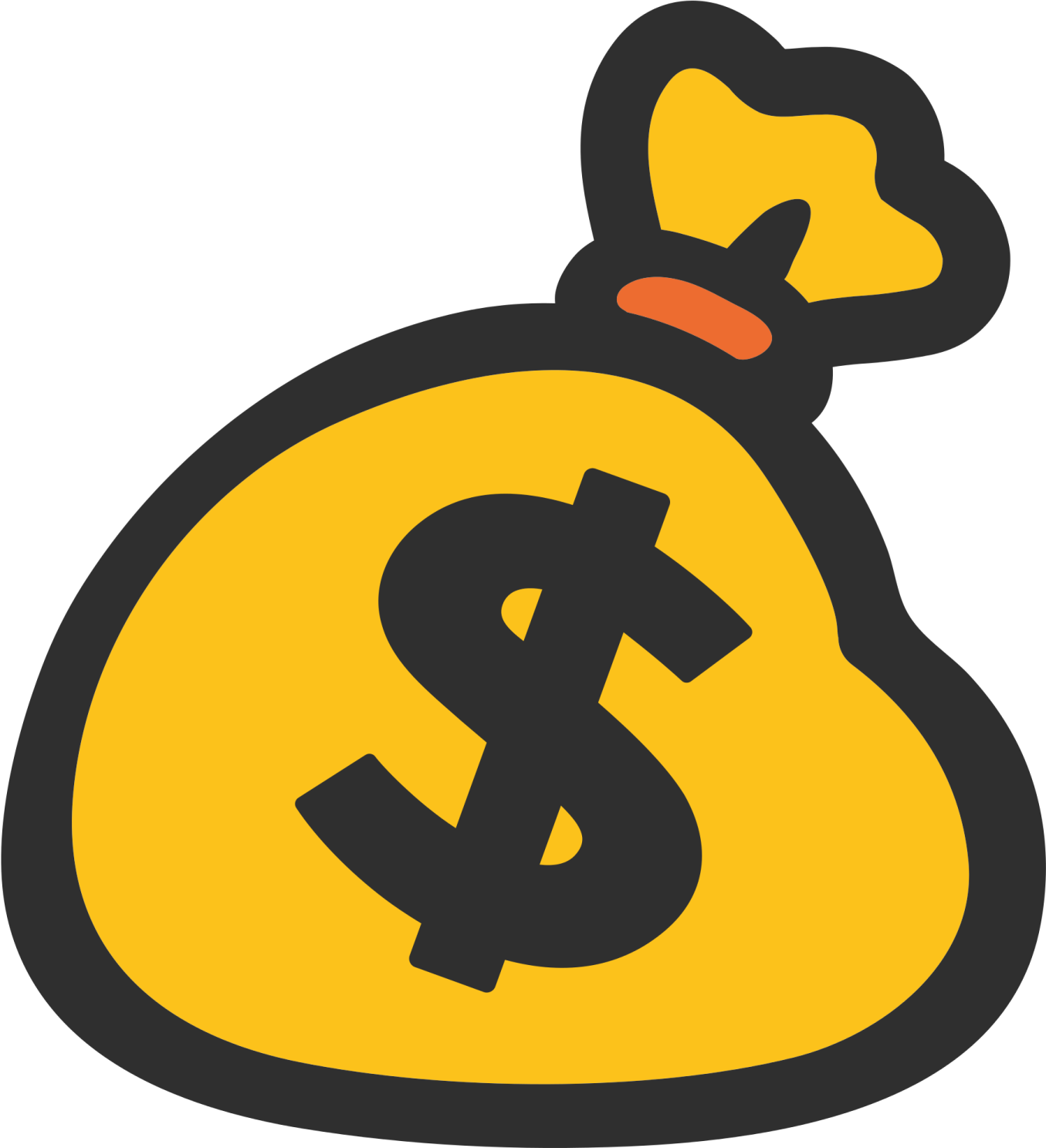 a bag with a dollar sign on it