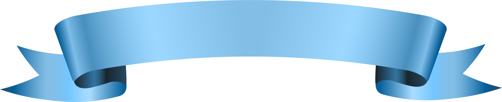 a blue ribbon on a white background