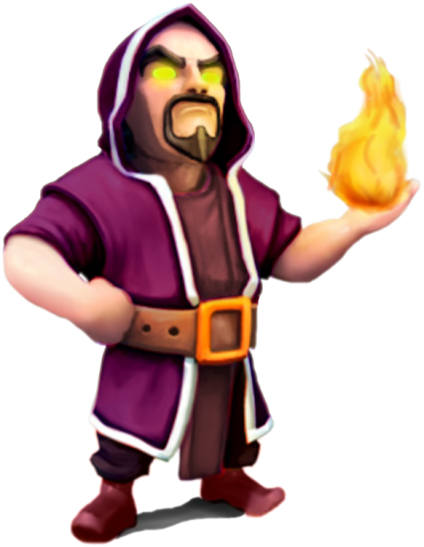a cartoon character with a fire in his hand