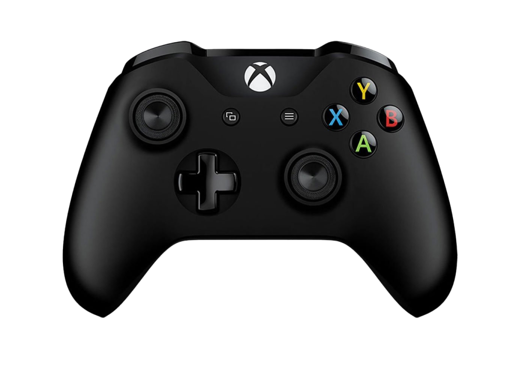 a black xbox controller