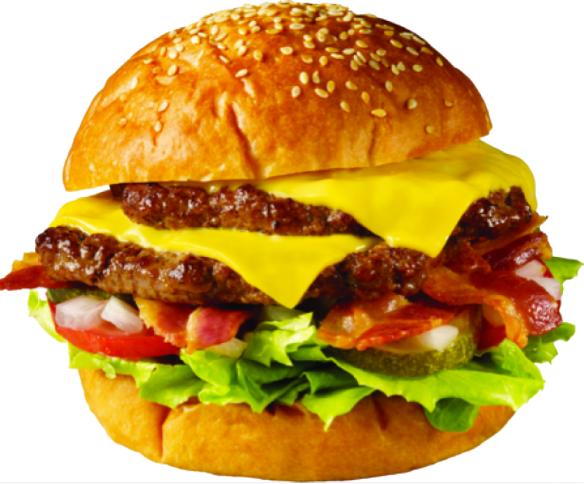 a hamburger with meat and cheese on it