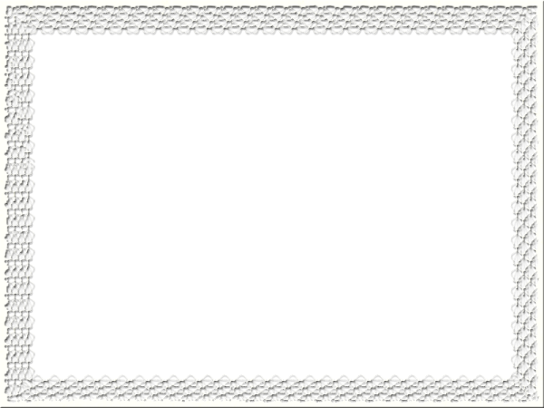 a white frame with a pattern on it