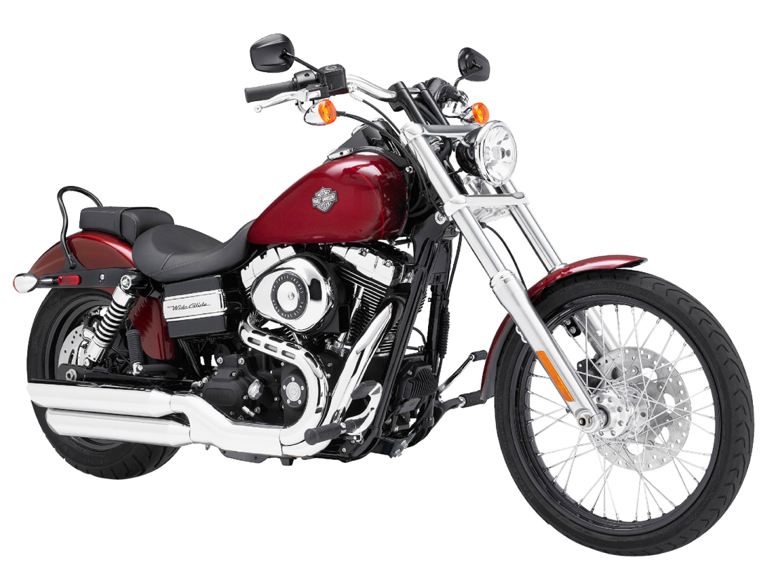 a red motorcycle on a white background