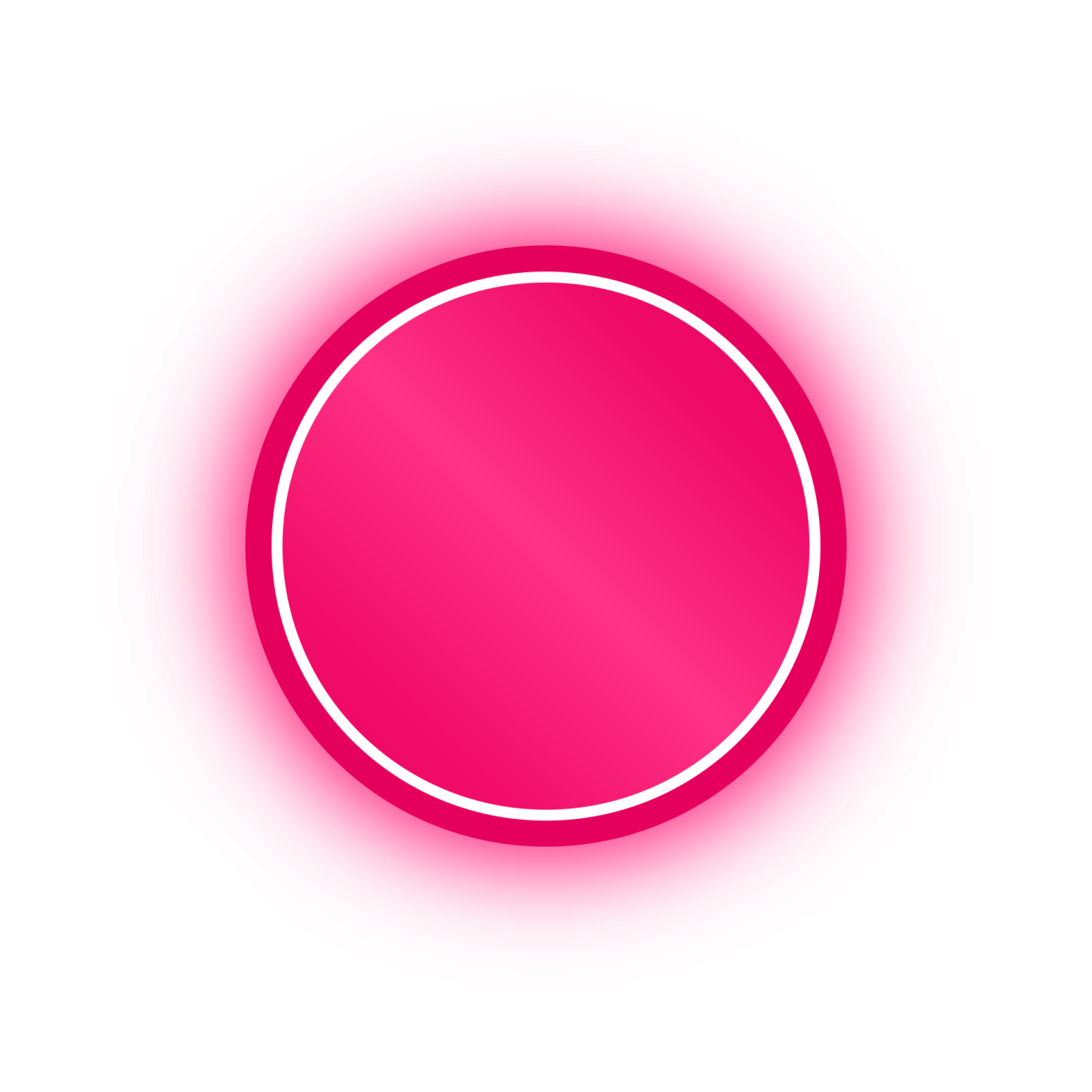 a red circle with a white outline on it