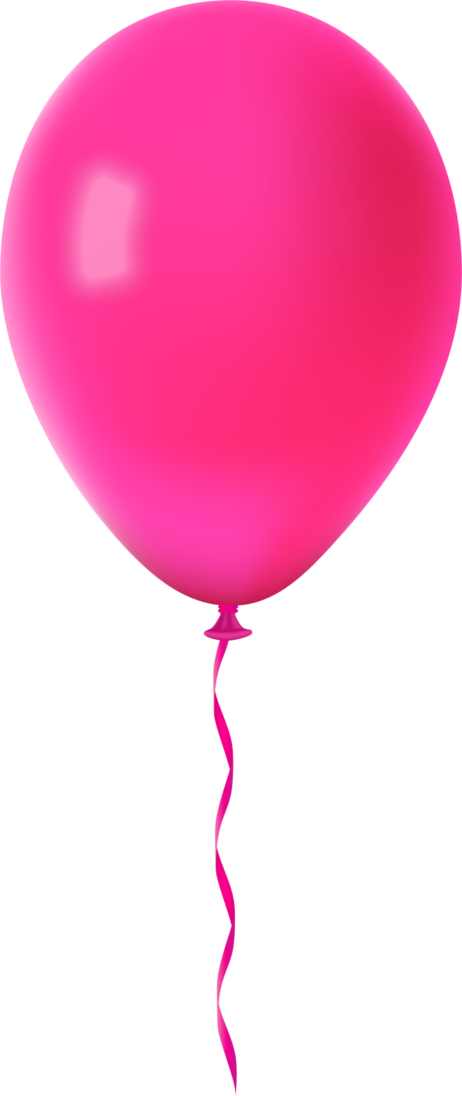 the balloon is pink