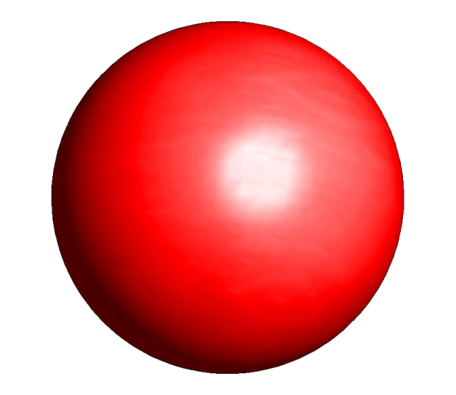 an image of a red sphere