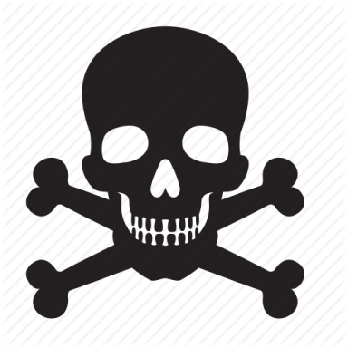a skull and crossbones icon