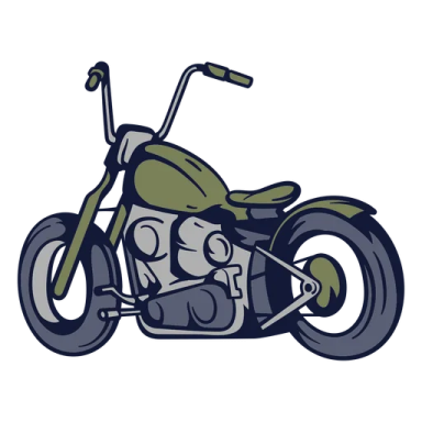an illustration of a motorcycle
