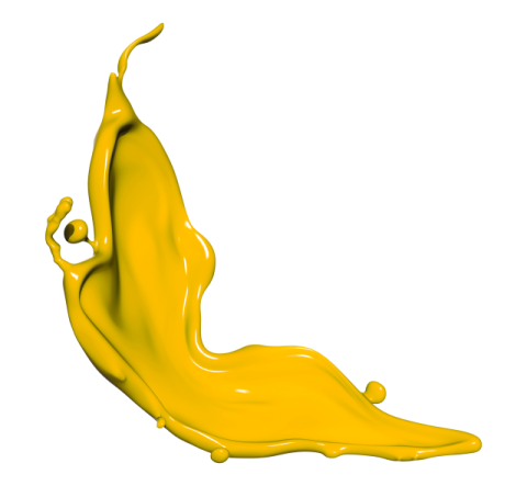 a yellow hot chili on a white background