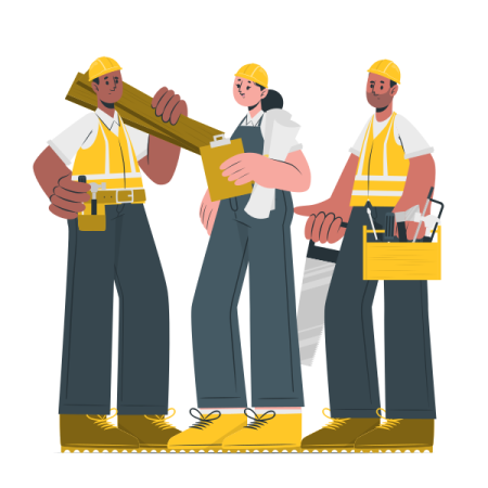a group of construction workers