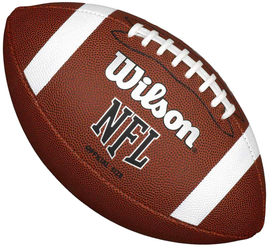 a football on a white background