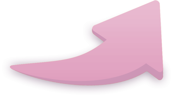 a pink arrow icon on a white background