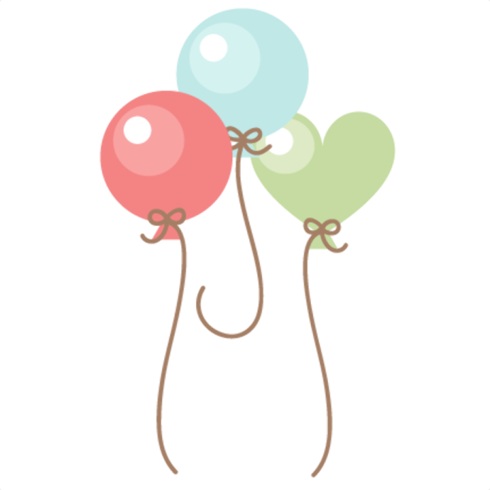 a bunch of balloons on a white background