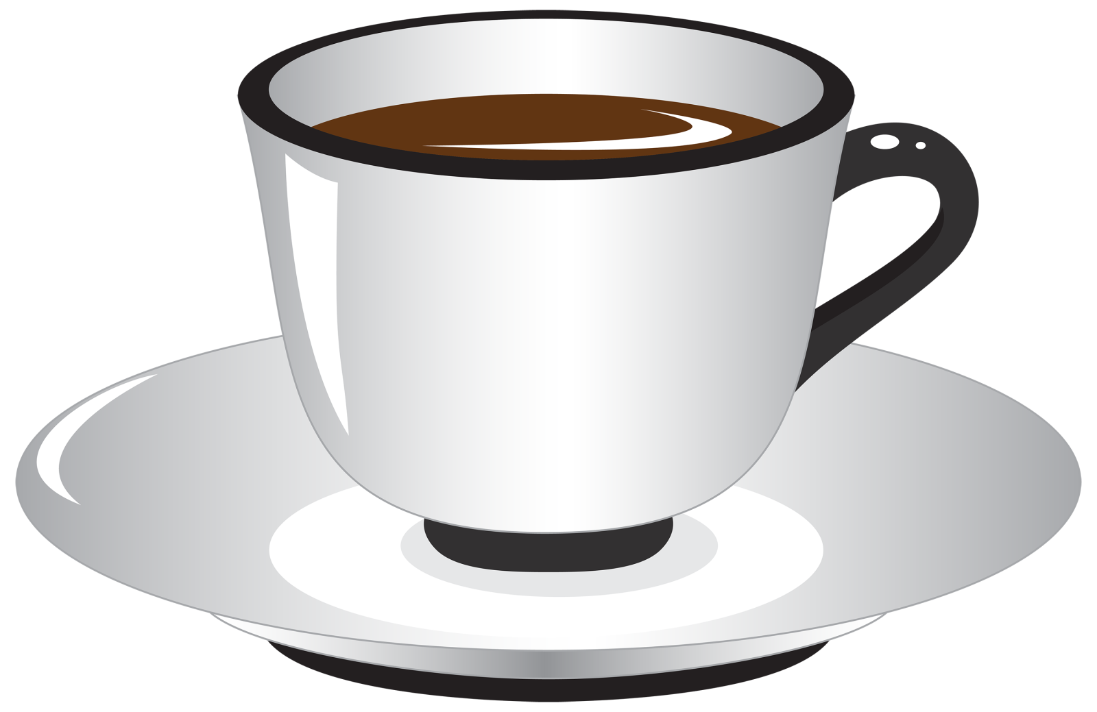 a cup of coffee on a saucer